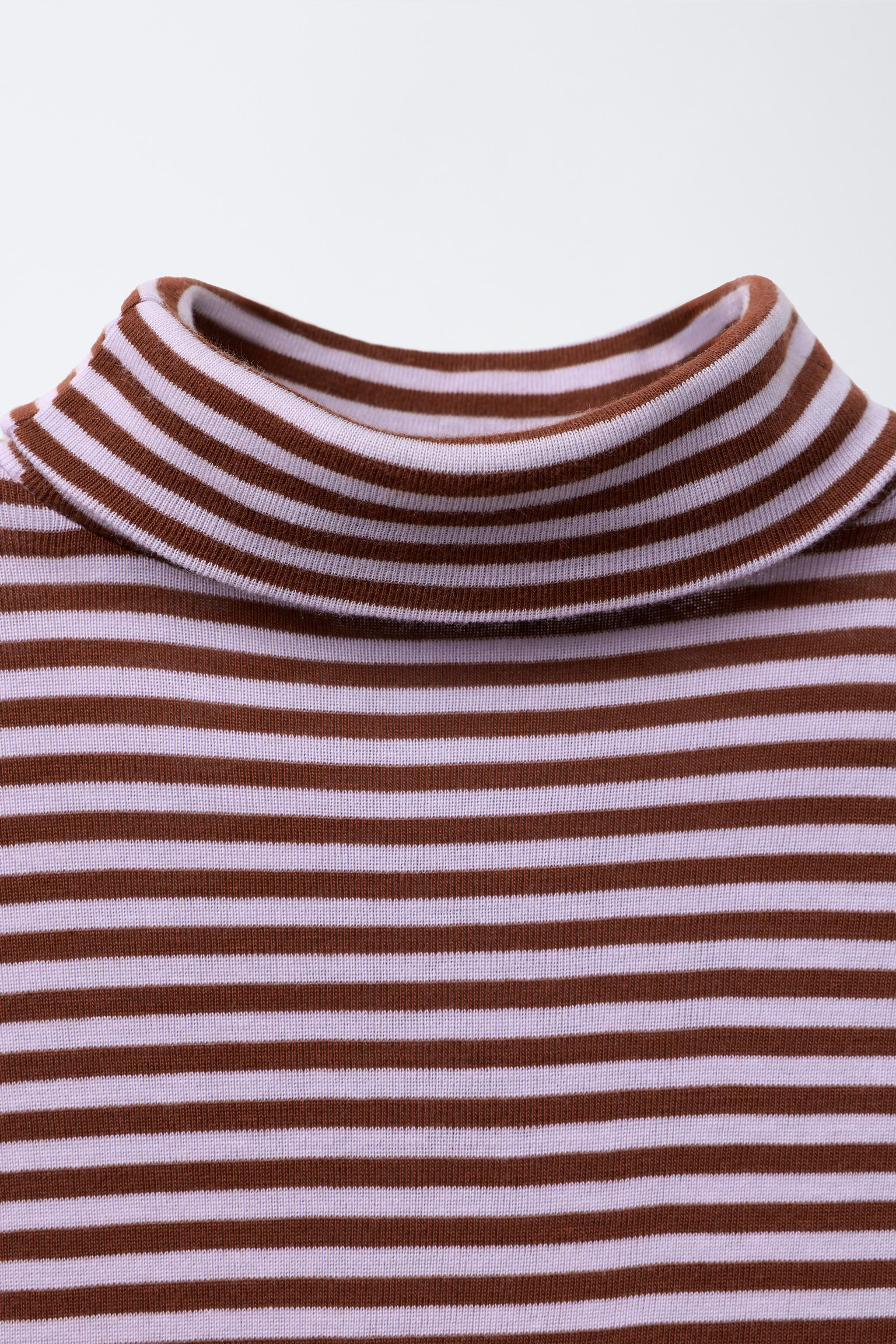 BENSIMON ® X ZARA STRIPED TURTLENECK T-SHIRT